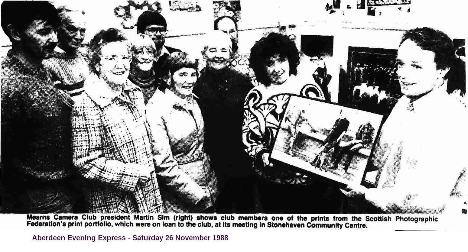 Aberdeen Evening Express 26 Nov 1988