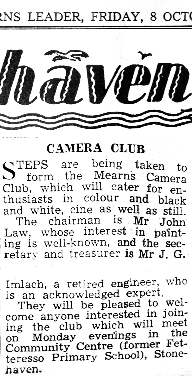 Mearns Leader 1971