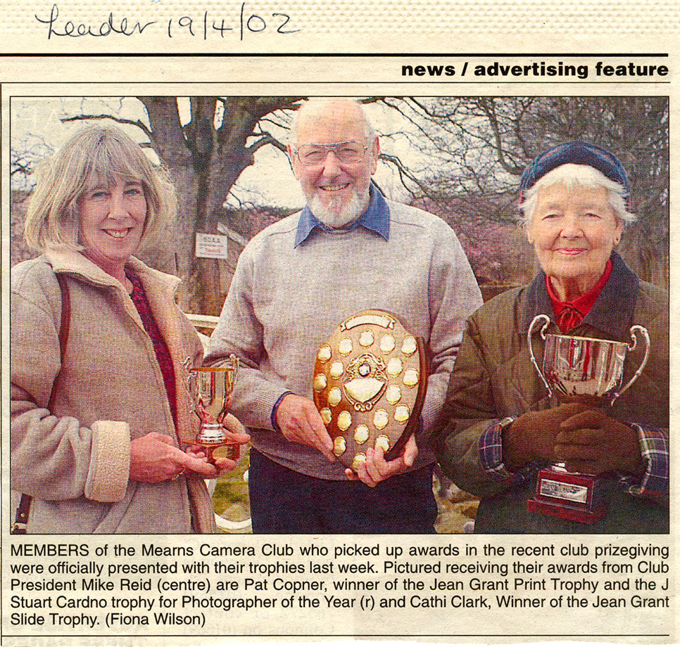 Mearns Leader 19 Apr 2002