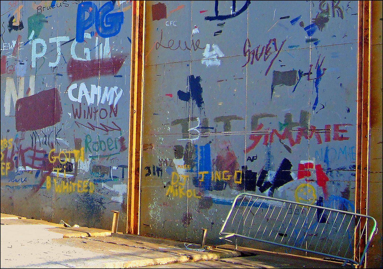 Macduff shipyard graffiti detail by Mike Reid