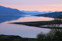 Evening Light Loch Alsh by Malcolm Stephen