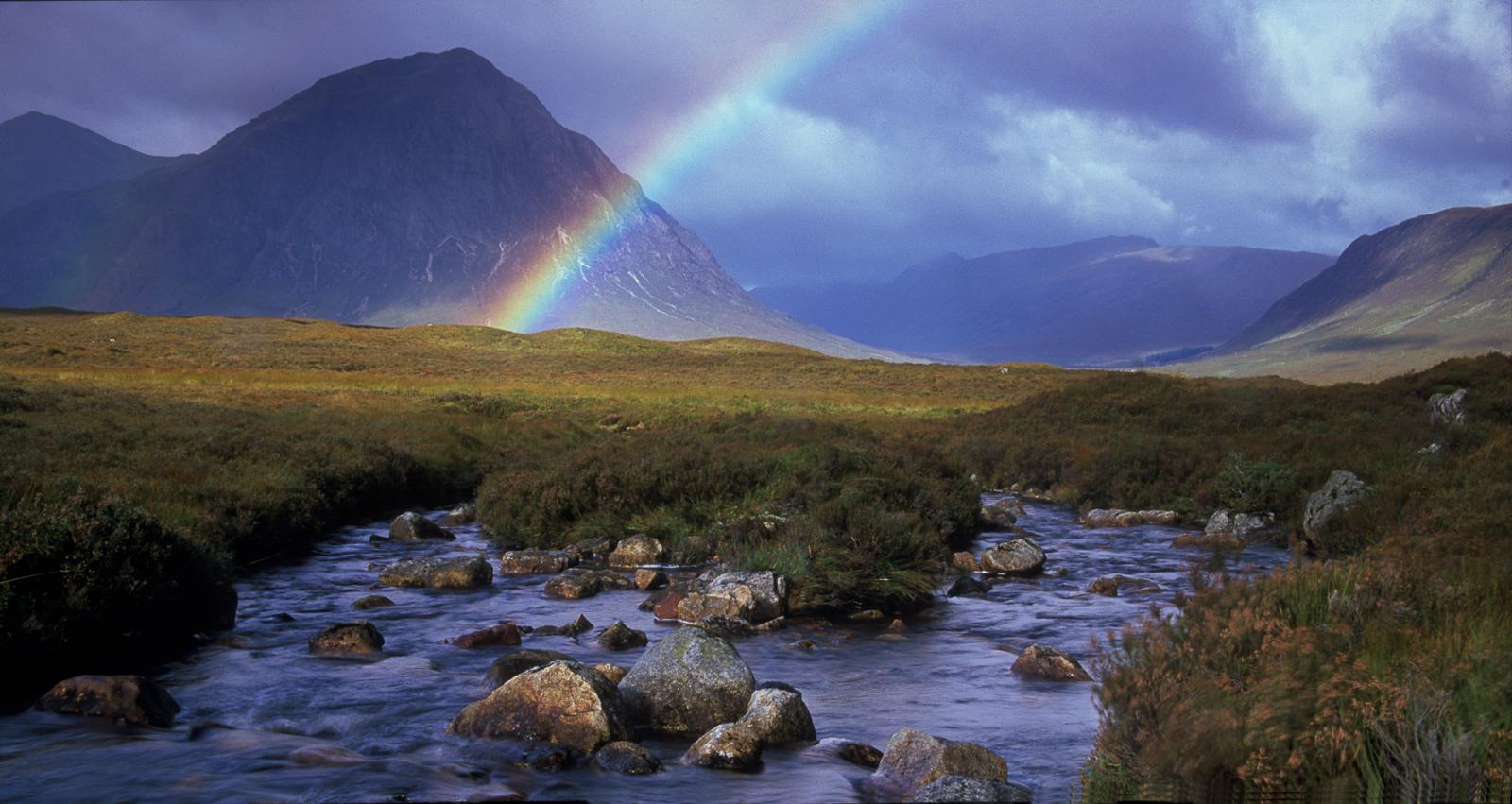 2004 Mike Ogden, Rainbow over Rannoch Moor