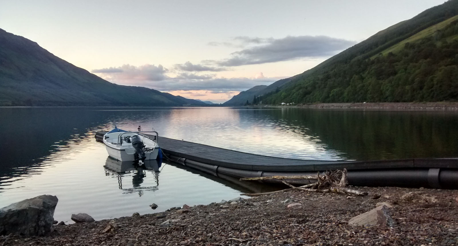 2014 Graham Castle, Evening at Loch Lochy.